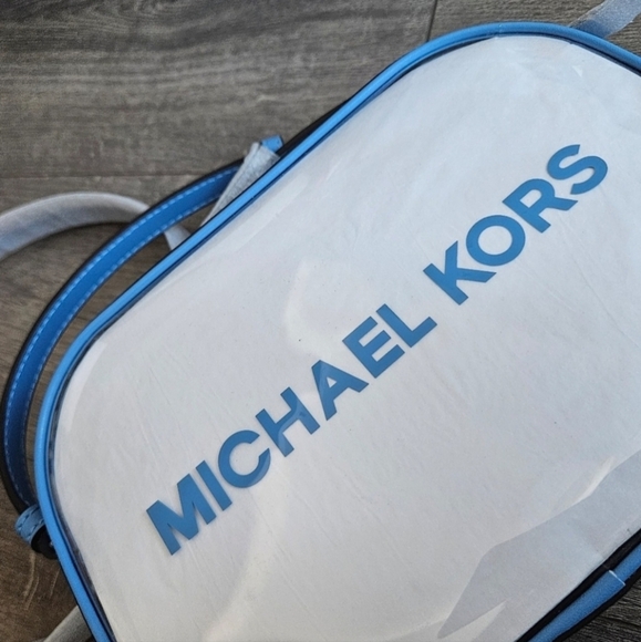 Michael Kors - Jet Set Travel Medium Clear Cross Body Purse - Picture 5 of 8